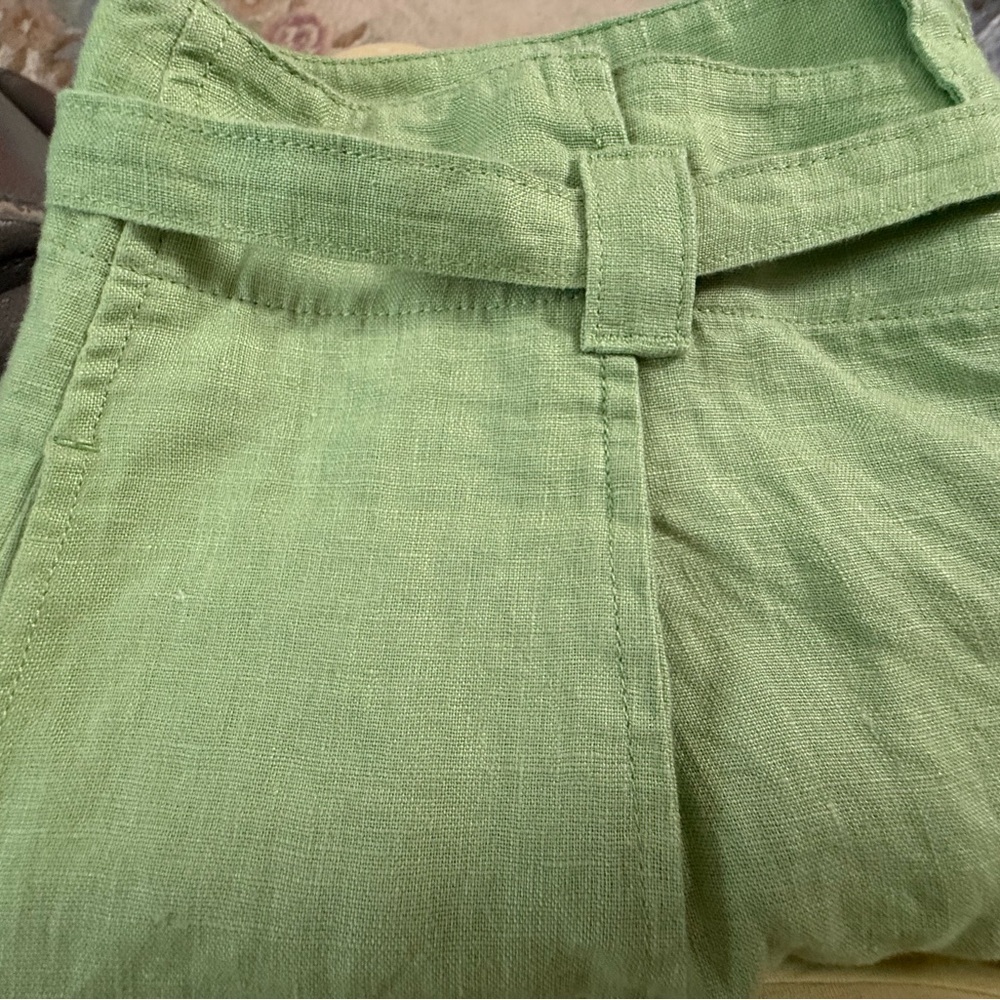 Madewell 100% Linen Seedling Drawstring Shorts Womens Sz 10 - Picture 5 of 8